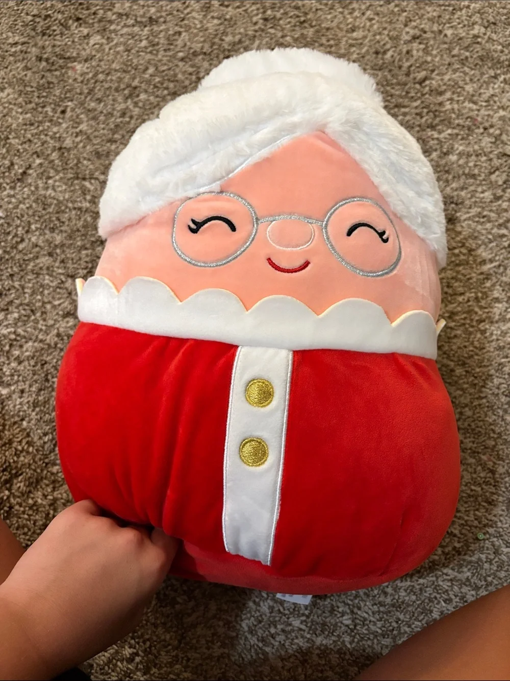 Squishmallows Mrs. Claus Plush - Red, White, Pink, Gold